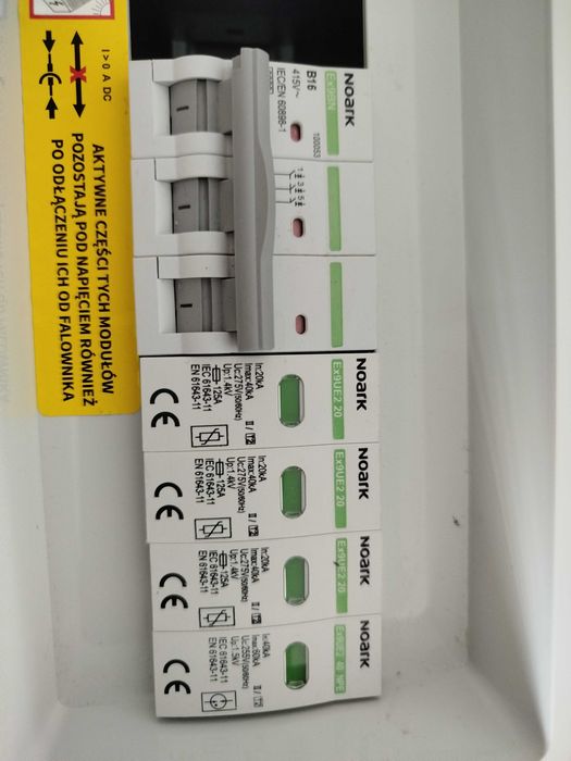 Skrzynka DC/AC Noark IP65 AC400V/DC1500V