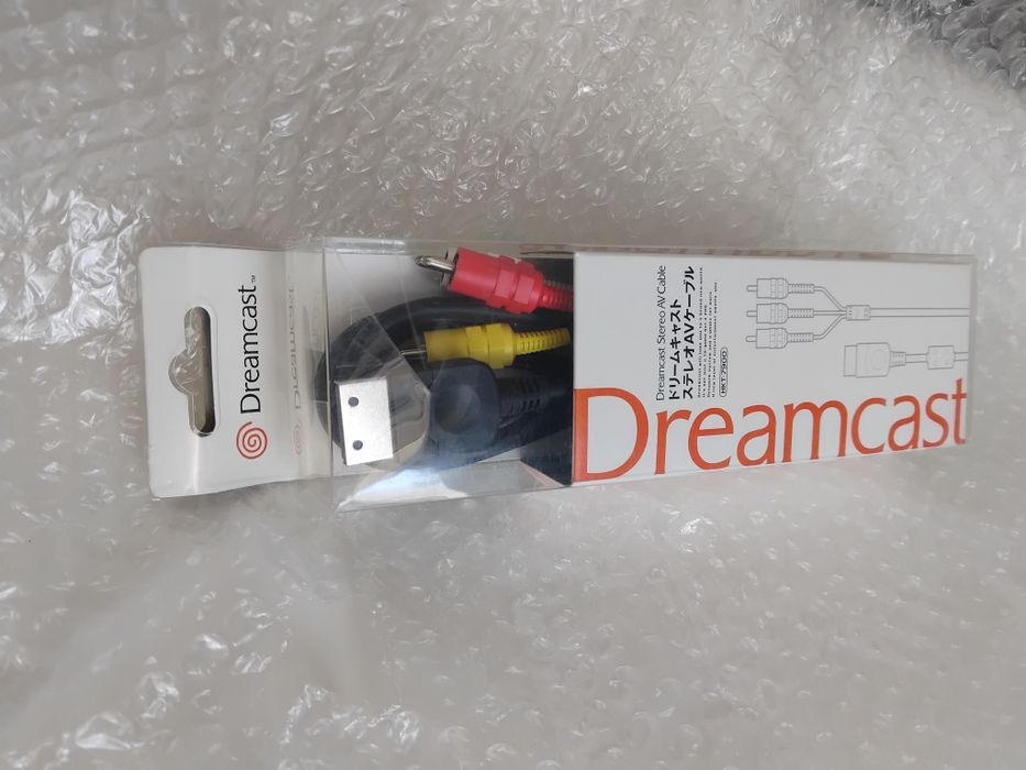 Sega Dreamcast Novo Japan Original Cabo TV AV RCA