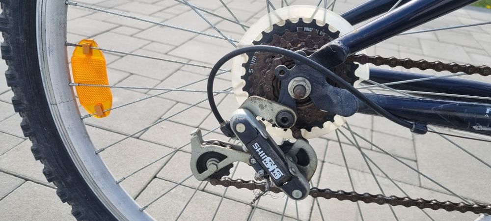 Rower Horizon crazy 26" srebrny z amortyzatorem