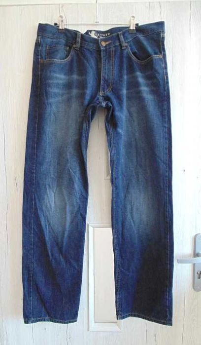 Kitaro Denim spodnie męskie jeans 36/34, pas do 98 cm