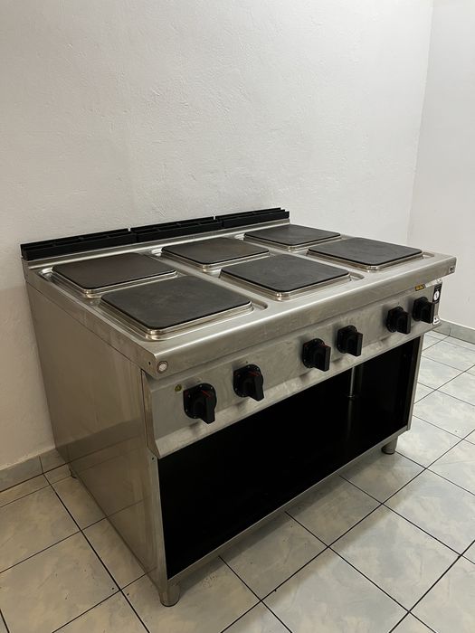 Kuchnia elektryczna 6 palnikowa BERTOS E9PQ6M.