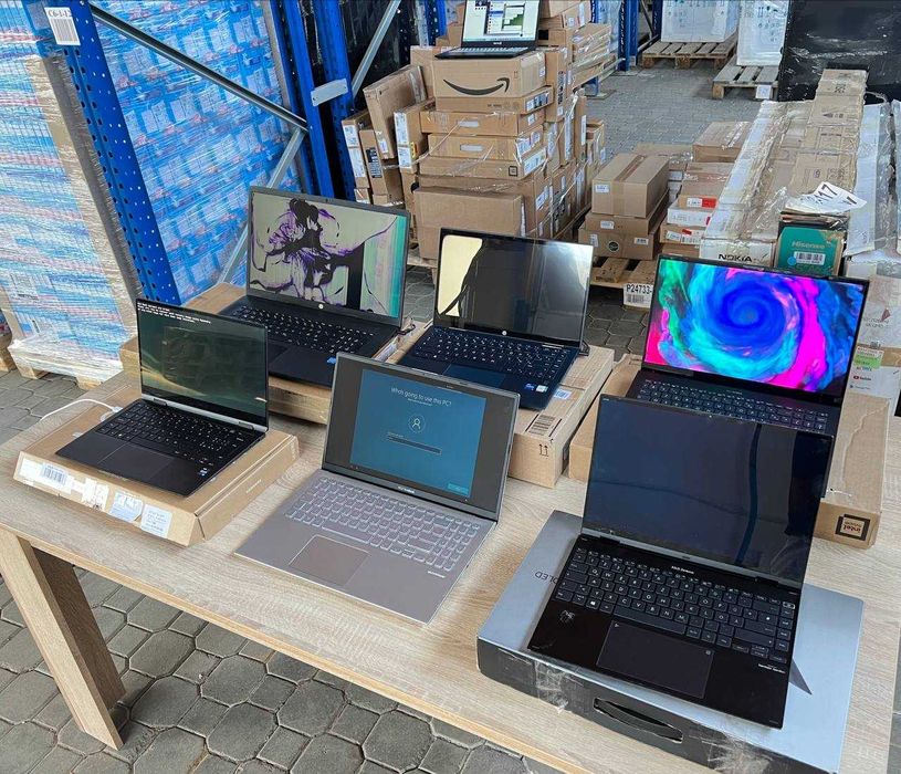ОПТ / Ноутбуки з битими екранами з Європи (ASUS HP MSI DELL)