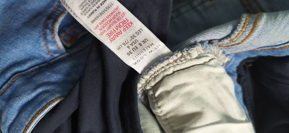 Spodnie ciążowe jeans s36 3/4