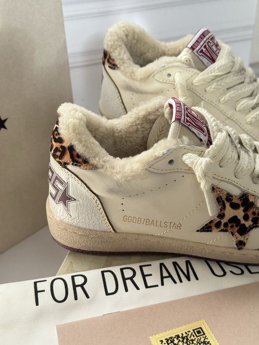 Кеди Golden Goose розмір 37 утеплені з хутром