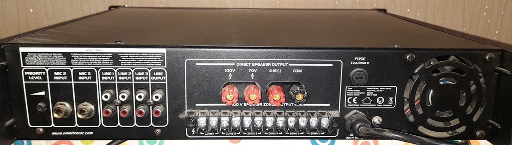 Уселитель-микшер Омнитроник  MPVZ-180.6   6-zone pa amplifier