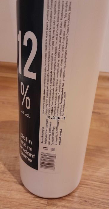 Woda utleniona utleniacz Andra 12%