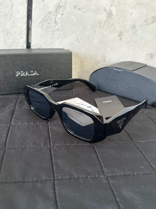 Okulary prada przeciwsłoneczne czarne nowe