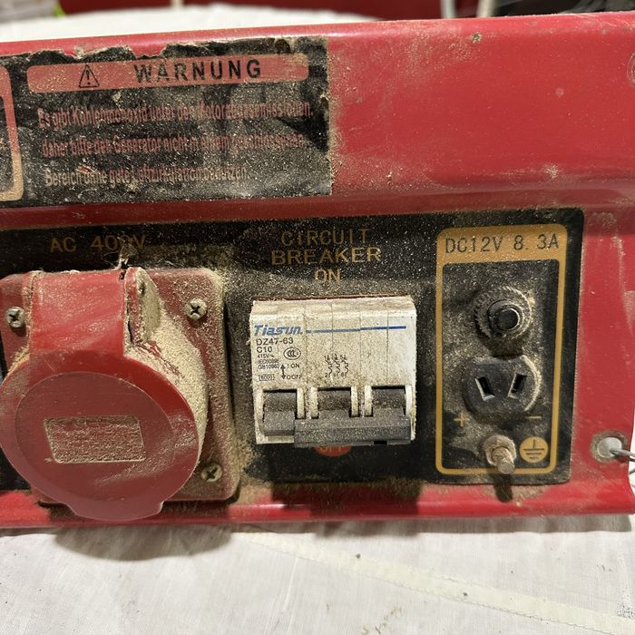 Передня панель Трьохфазного генератора