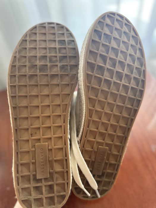 Кеди мокасини Reserved з плетеною підошвою, літні
