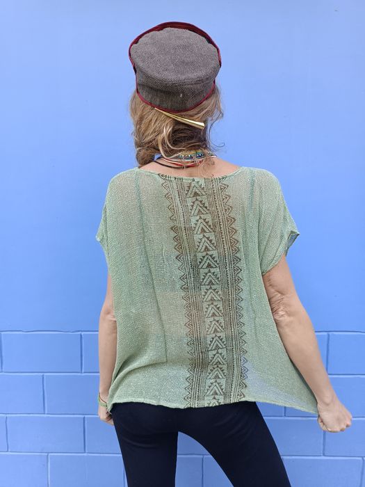 Top siatka etno narzutka