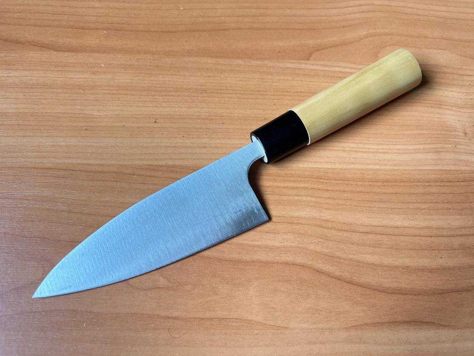 Японский кухонный нож Дэба HIDEMASA, ручная ковка, Made in Japan, 140 мм