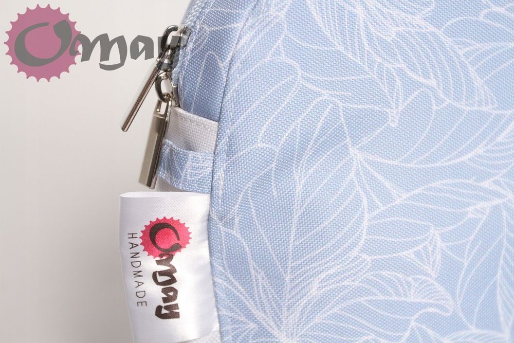 organizer do OBAG MOON LIGHT kwiaty błękit wkład 2 kieszenie OMAY