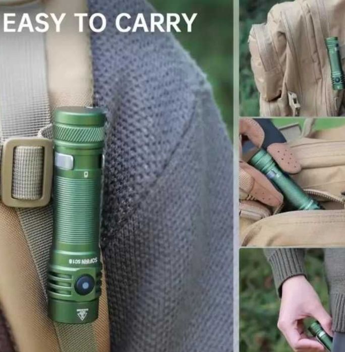 Ліхтар Sofirn SC18 + АКБ 3000мАг компактний ліхтар, дитячий ліхтар