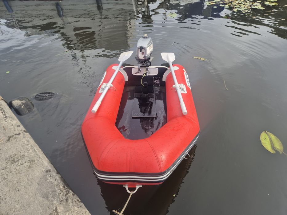 Ponton Compass MS 180S + Silnik zaburtowy Mariner 3.3 KM (2T) – Zestaw na ryby / rekreację