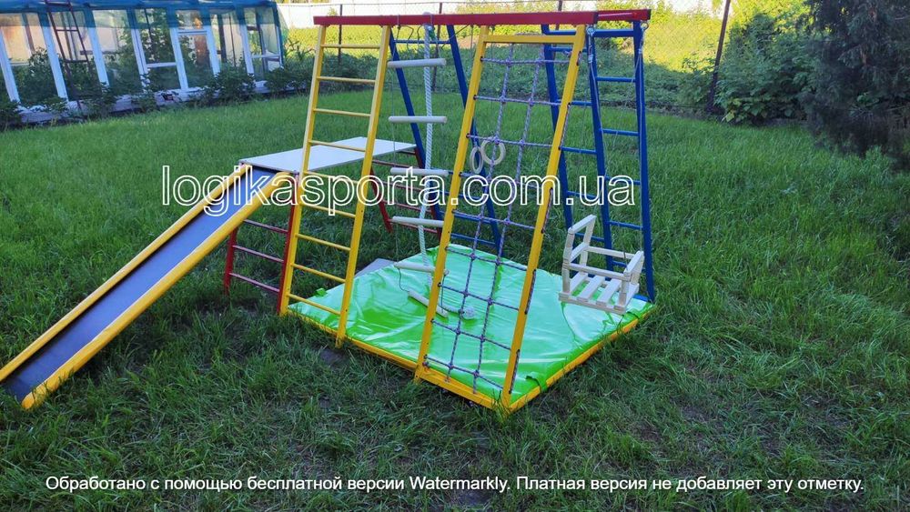Детский спортивный комплекс 1,5-2 метра. Горка. Игровая площадка.