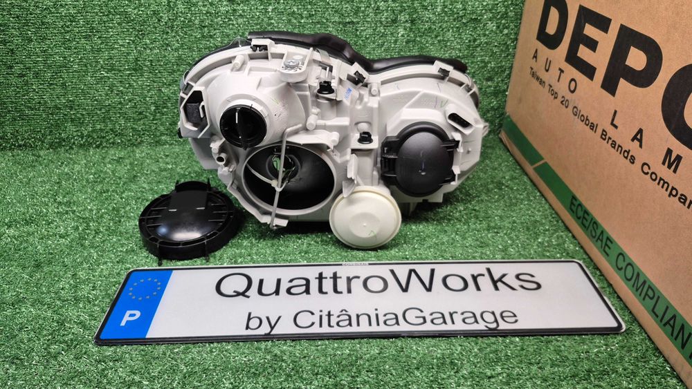 Otica Farol Esquerdo Mercedes Classe C W203 de 2000 a 2011 Ref. 440-1124L-LD-E NOVO DEPO