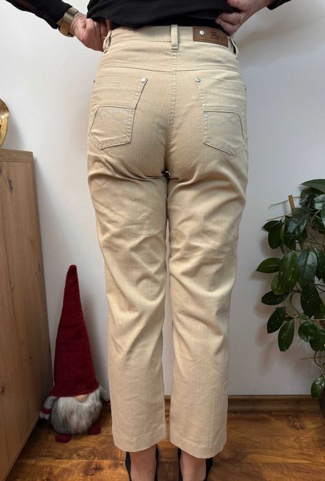 Spodnie materiałowe jeansy proste jeansowe straight BX Jeans 38 M