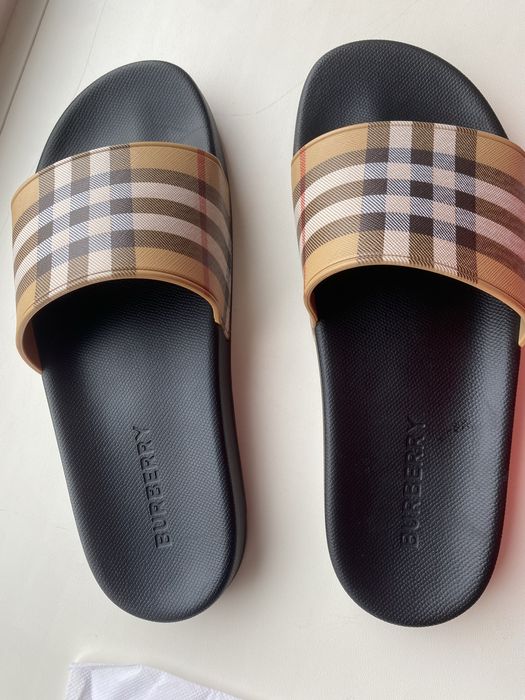 РОЗПРОДАЖ! Тапки Burberry / Тапки барбери,барбері / Шльопанці Burberry Барбери