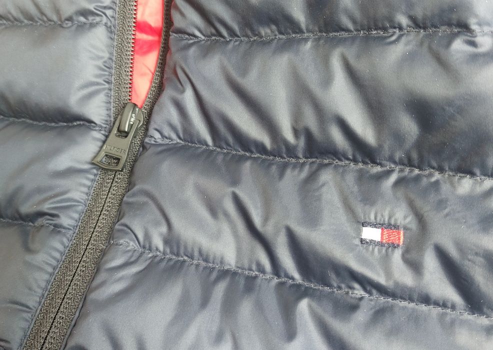 Tommy hilfiger nowa kurtka puchowa męska lekka r. M