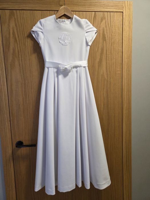 Sukienka komunijna Emmi Mariage r.140 + dodatki