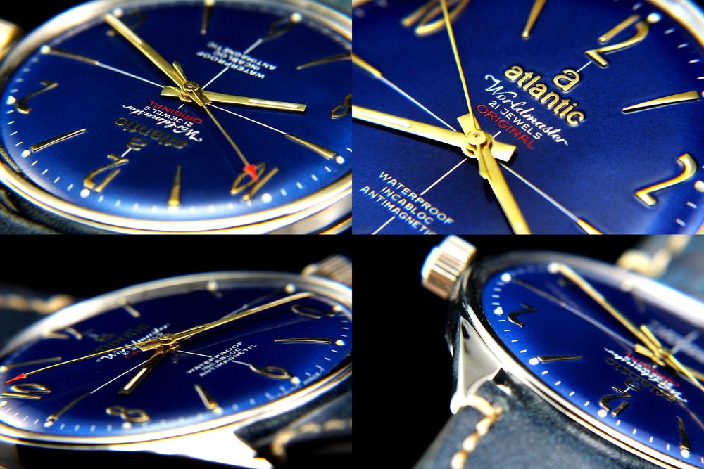 Atlantic Worldmaster Blue Marine cal.6300 PIĘKNY