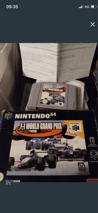Jogo Nintendo 64 F1 World Grand Prix CIB