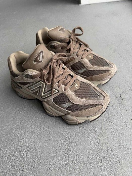 Кроссовки New Balance 9060 Baby Beige Brown/Кросівки Жіночі Нью Беланс