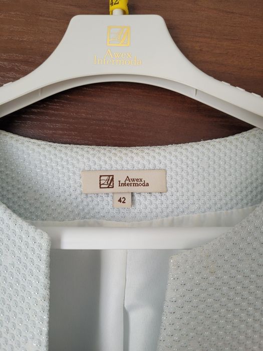 Komplet damski sukienka i bolerko żakiet rozmiar 42