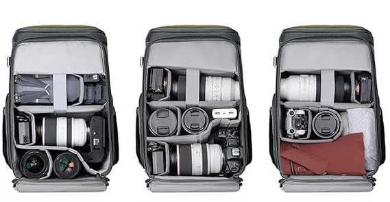 K & F Mochila fotografia