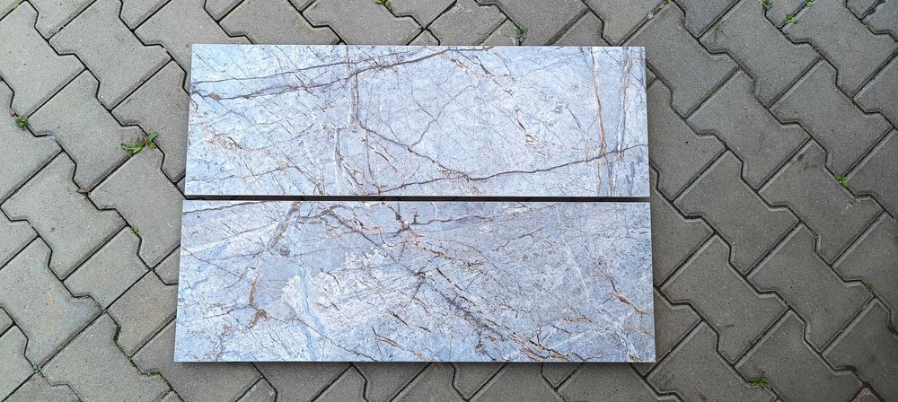 Glazura ścienna błyszcząca Wyprzedaż Azzardo Verde 30x90x8 Gat.1