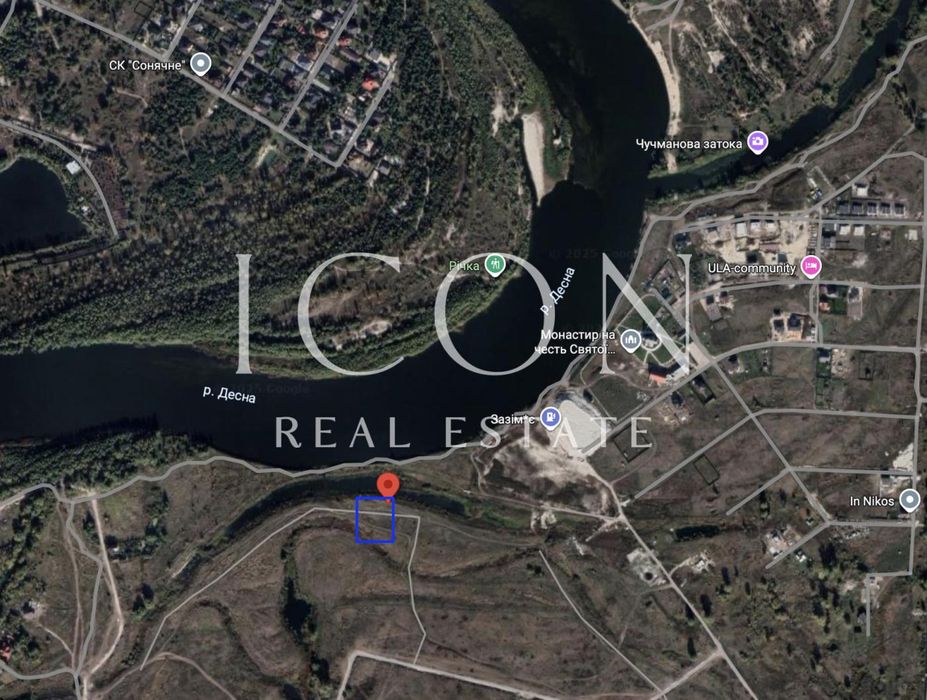 Продаж ділянки з виходом до води | c.Зазим'я