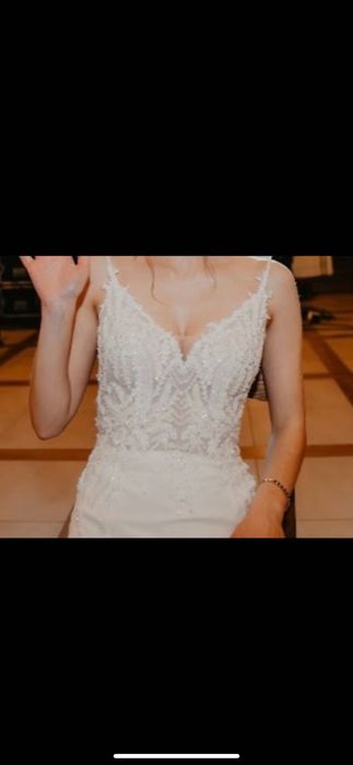 Suknia ślubna rybka 36