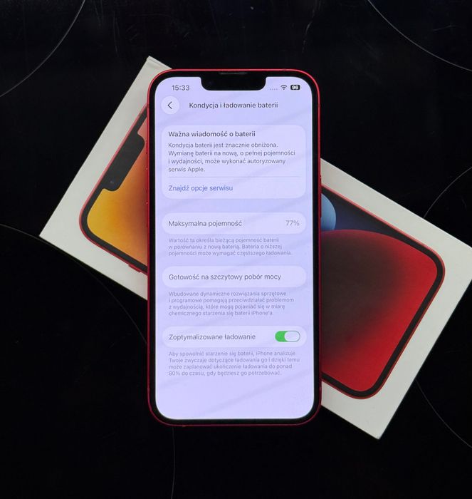 Apple IPhone 14 256GB Czerwony (Product RED)