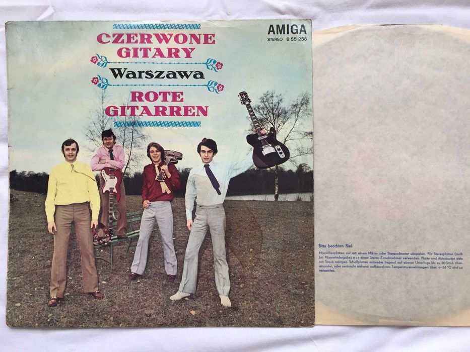 CZERWONE GITARY Rote Gitarren WARSZAWA 8 55 256 AMIGA 1970 Klenczon