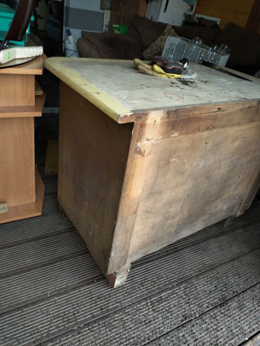 Stara komoda PRL plus nadstawka Stanisław albrecht lata 50 60 bydgoska