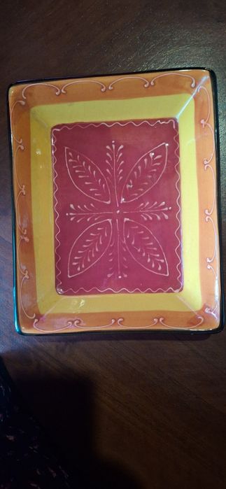 Decorative ceramic serving platter64740625523715120
