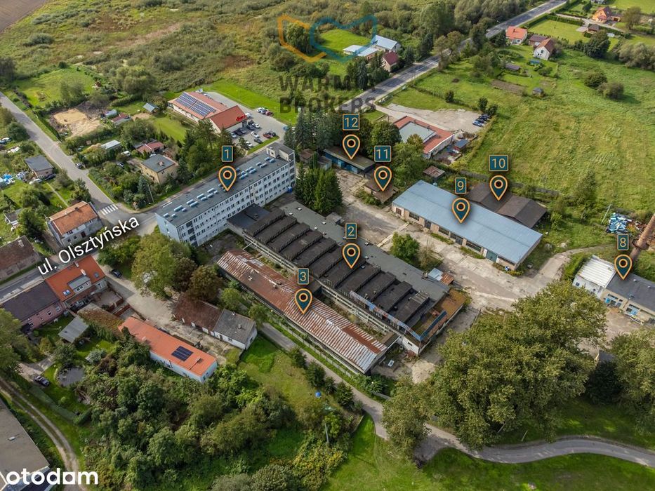 Hale, magazyny, budynek administracyjny!