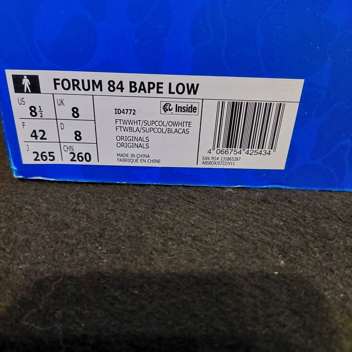 Sneakersy adidas Forum low Bape