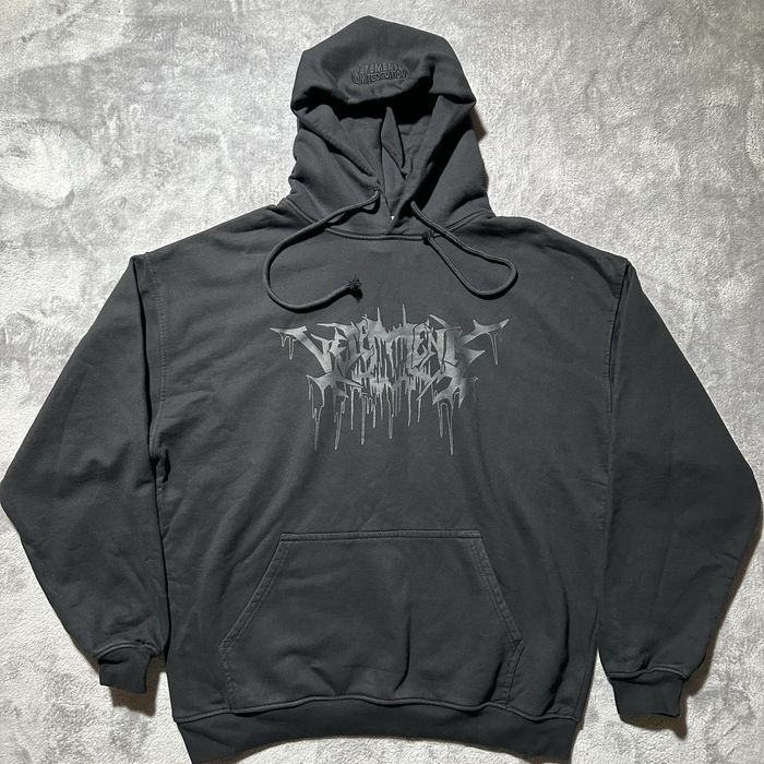 Худи Vetements drip metal hoodie S M L