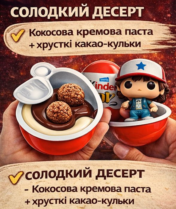 Kinder Joy кіндер джой Stranger Things  ОСД Очень странные дела 10 шт