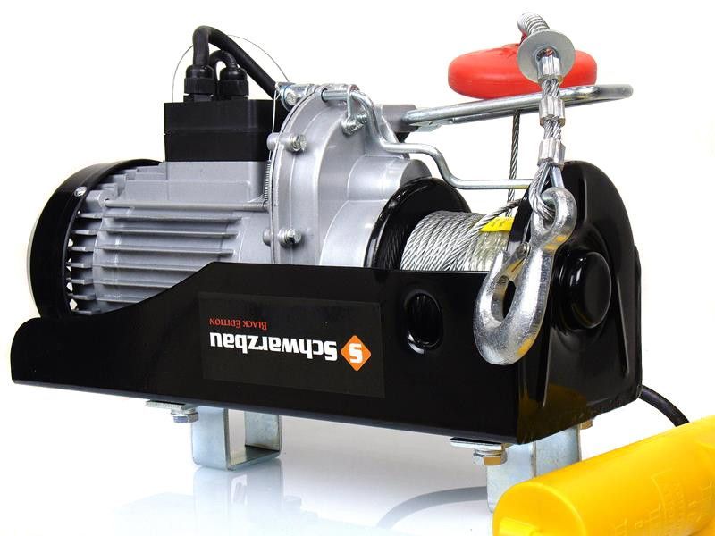 Тельфер лебедка таль електрическая SCHWARZBAU 300/600 кг ГАРАНТИЯ