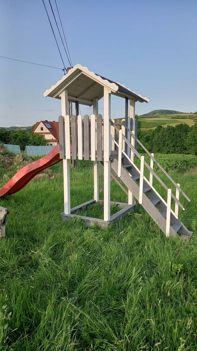 Huśtawka ogrodowa,  meble ogrodowe, stoły, domki dla dzieci