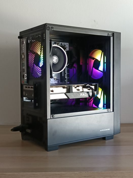 PC Gamer Ryzen 5 + RX 6600 XT | Até 500 FPS | Pronto a Jogar