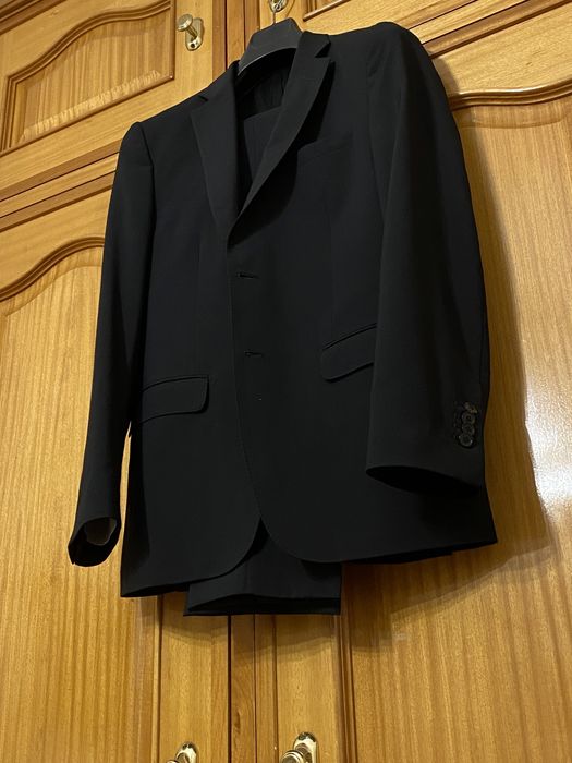Fato Slim Fit Preto - Massimo Dutti