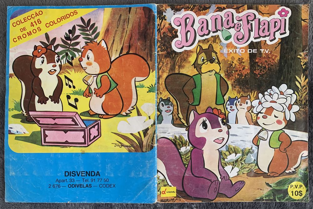 Bana & Flapi caderneta de cromos64729407595011124