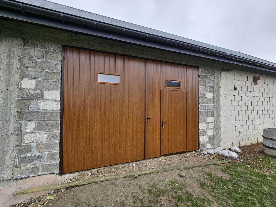 Brama Drzwi Wrota Kwatery Wierzeje do szopy garażu magazynu warsztatu