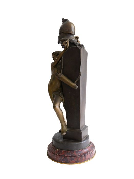 Estátua bronze Amor cativo Felix Sanzel | século XX