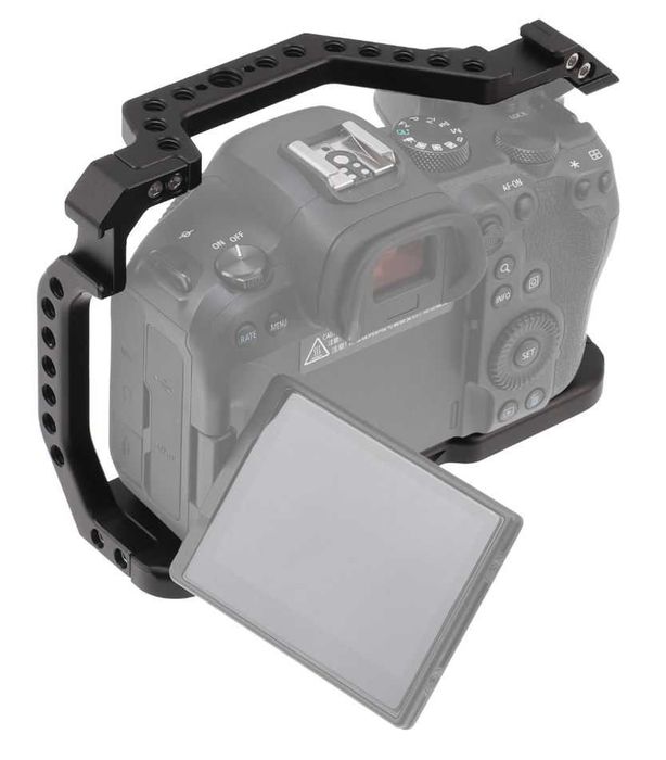 Grelha / Cage em alumínio CNC para Canon EOS R5, R6, R5C