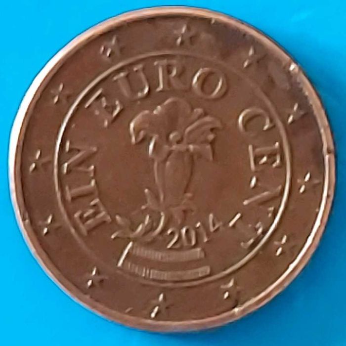 1 cêntimo de 2014 da Áustria