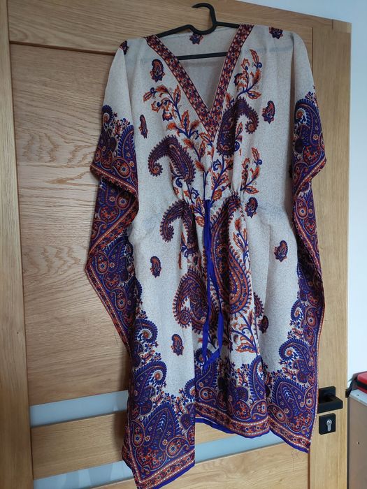 Sukienka tunika plażowa boho